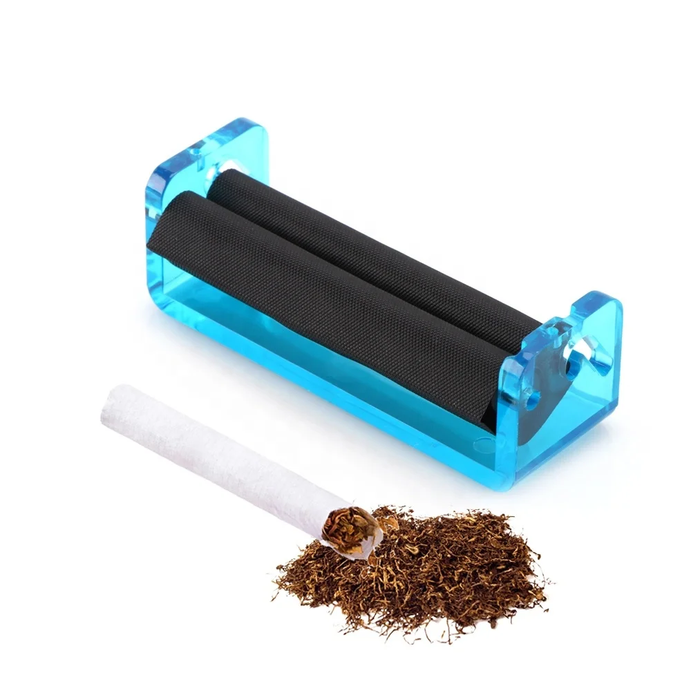 UKETA Wholesale Cheap Colorful Plastic Tobacco Cigarette Maker Portable Cigarette Rolling Machine