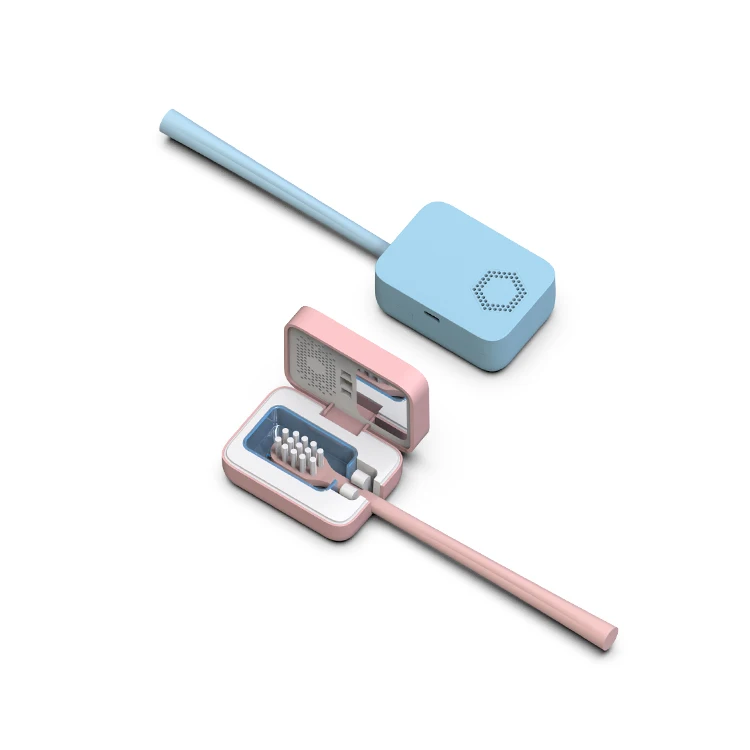 Uvc Led Toothbrush Sterilizer 99.8% Bacteria Killer Toothbrush Head Holder Portable Uv C Toothbrush Sterilizer Box