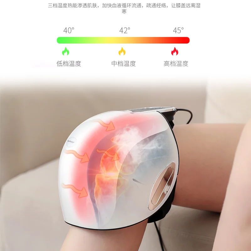 Wireless Electric Smart Compression Massage Therapy Knees Pain Relief Infrared Elbow Knee Massager Machine With Heat
