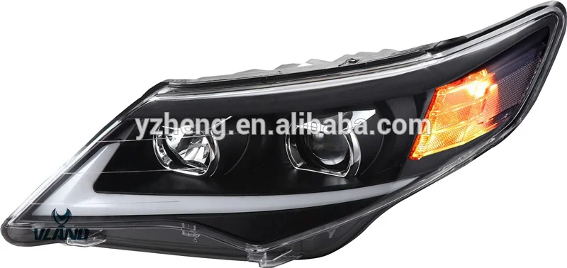 China VLAND factory for car head lamp for Camry 2012 2013 2014 (Middle east type) headlight with DRL High&Low beam Turn signal