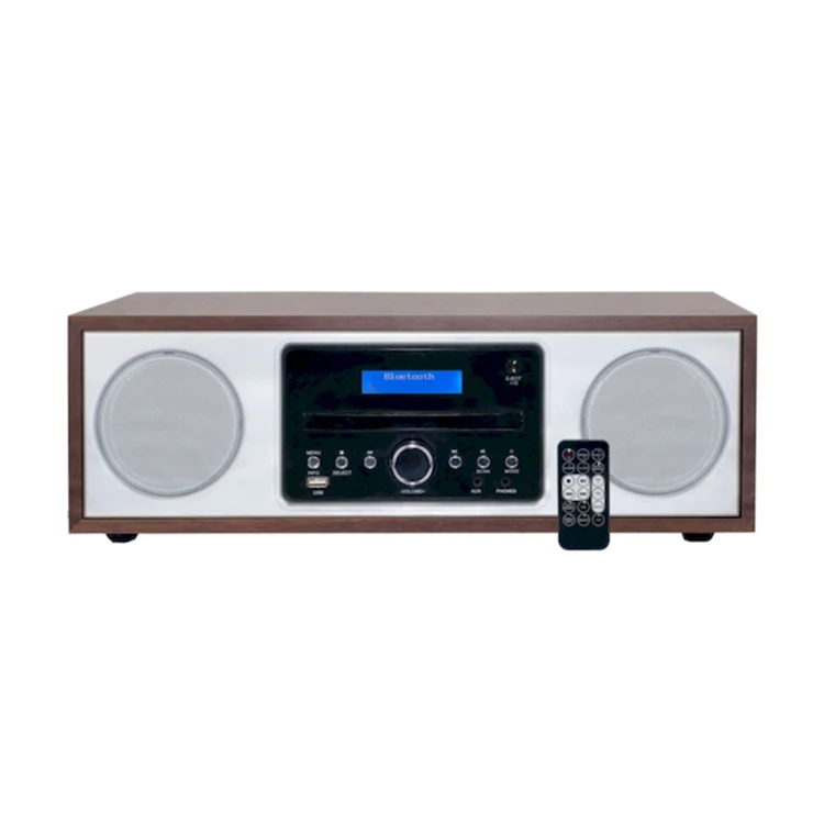 Мощные Черные Портативные CD-проигрыватели USB-проигрыватель с FM-радио