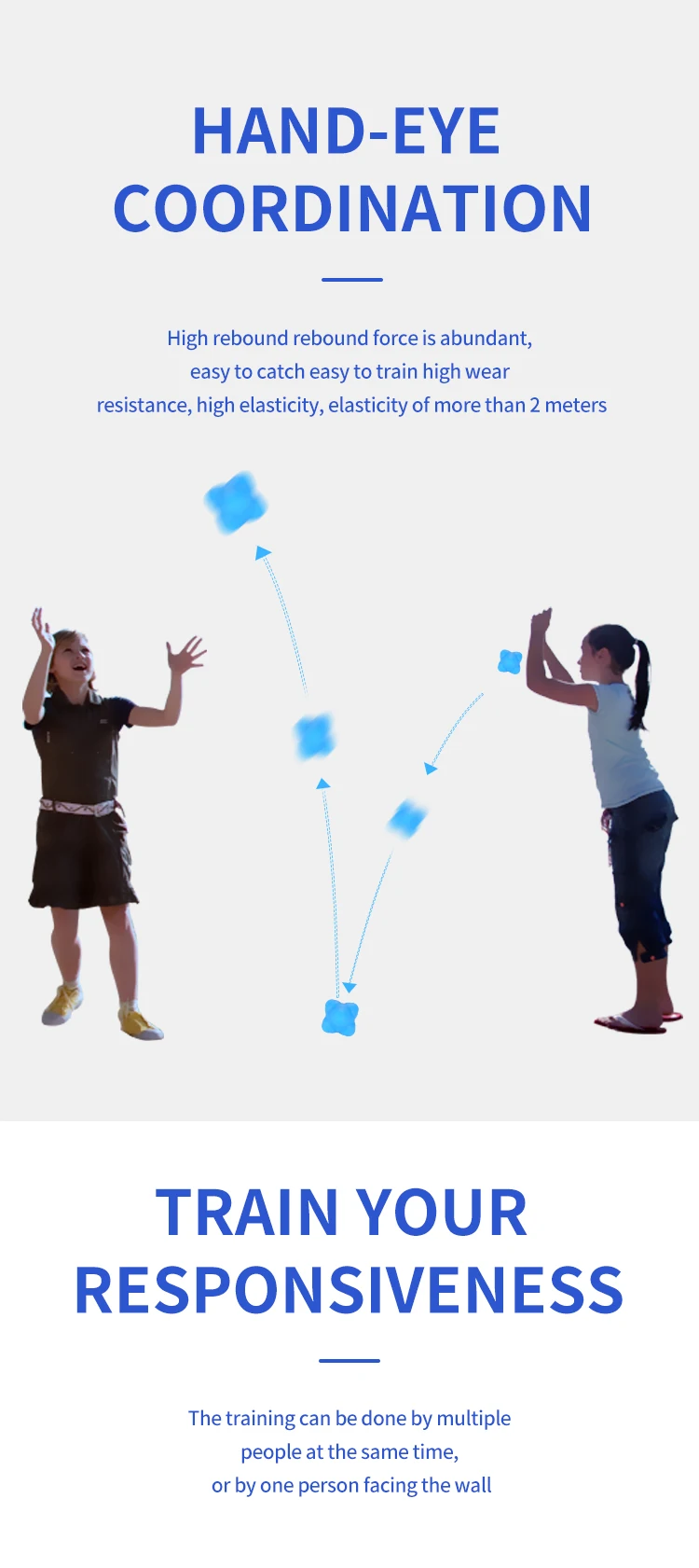 Balls For Agility Training Custom Massage Silicone Reaction Balls Agility Reflex Bounce Balls