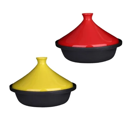 High Quality Enamel Cast Iron Enamel  Roasting Pan  Rectangular Roaster  casserole dish