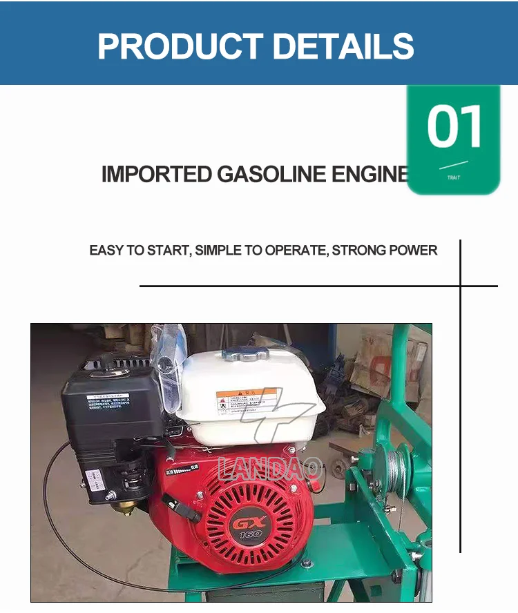 Portable Land Trench Hand Small Digging Machine For Sale