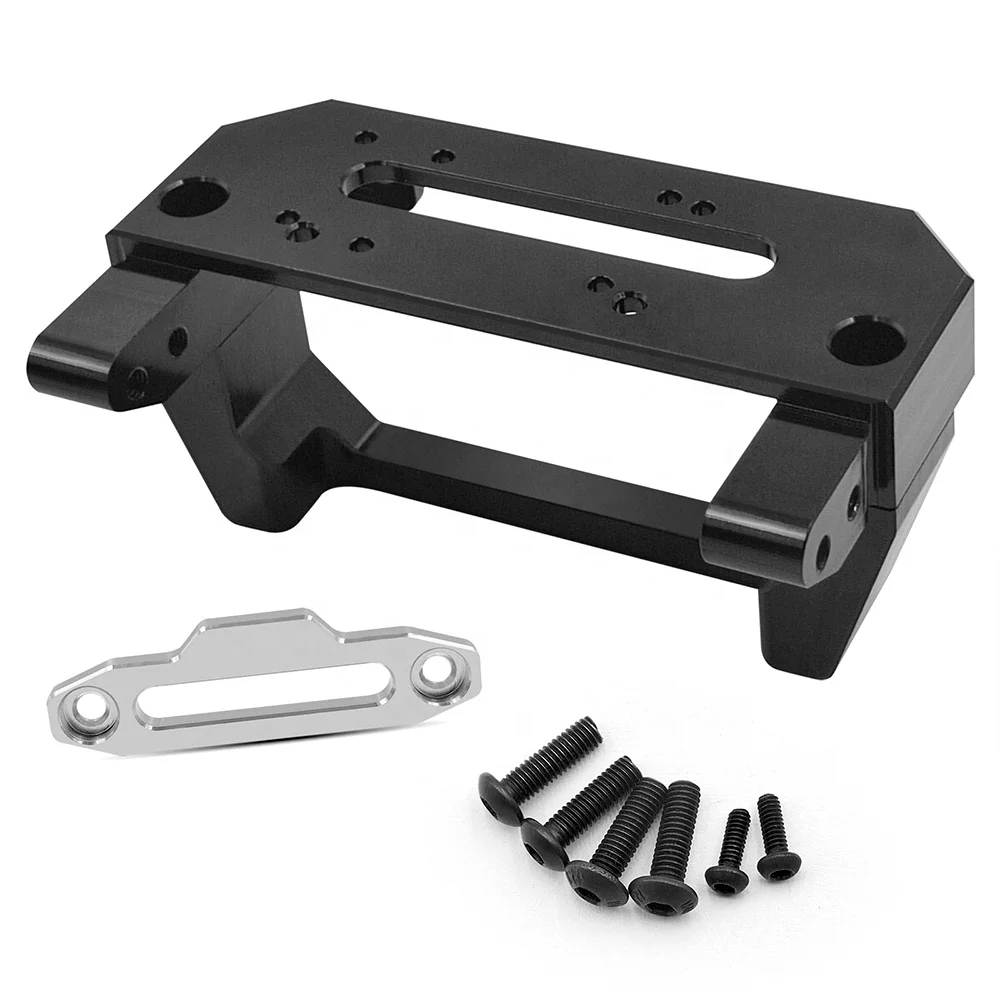 Fortified Winch Mount Base for Z-E0119 Z-S1571 #8855 Winch 1/10 TRX-4 Bronco 4WD RC Crawler Car Upgrade Parts Accessories