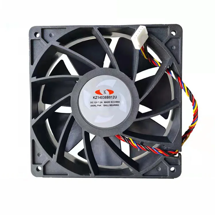 Shenma latest 7400rpm 14038 14cm fan DC12V 7.2A PWM fan M20S m21s m31s cooling fan kz14038b012u