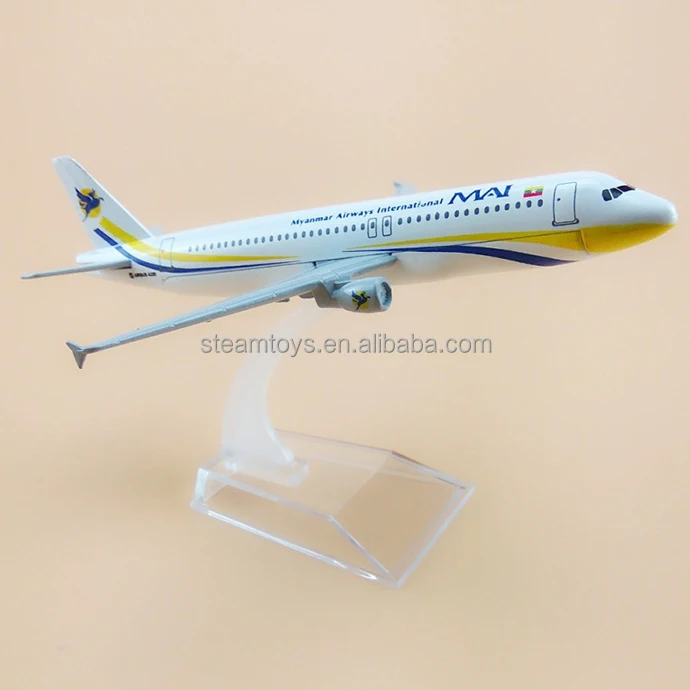 Модель самолета Myanmar Airways Airbus A320 металлические модели национальных авиалиний игрушки для 320 самолетов