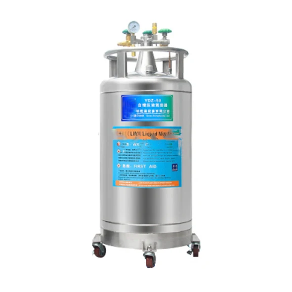 YDZ-50 Self-Pressurized 50L Liquid Nitrogen Cryogenic Tank Chemical Storage Equipment at Competitive Price