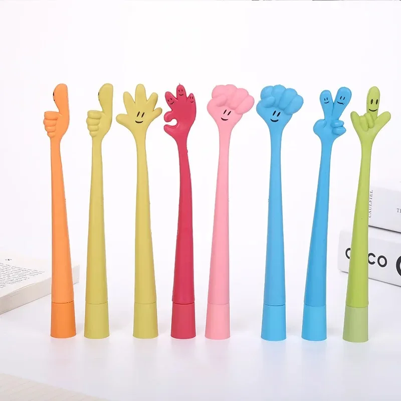 Hot Selling Kawaii Creative Silica Cute Bendable Pens Decorative Stationery Games Silicone Roller Ball Pens with Custom Logo