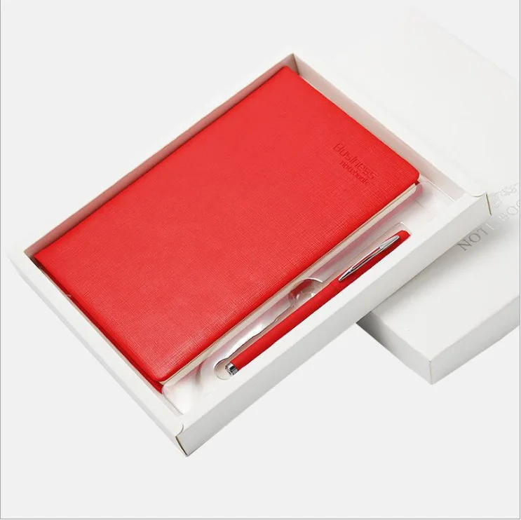 BSBH Customized Logo A5 Office Note Book Stationery Set Business Gifts Custom Note Book With Pen