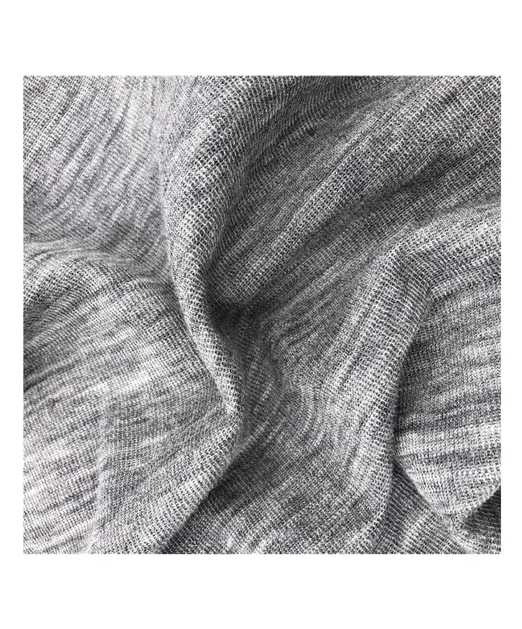 100% мерсеризованная мериносовая шерсть 1*1 ткань в рубчик 64