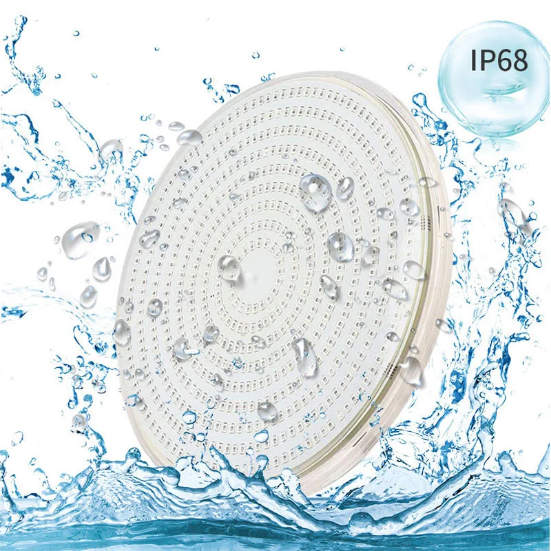 18W 24w RGB PAR56 LED Pool Lighting, IP68 Underwater Light with Remote Control for Aquarium, Garden Light