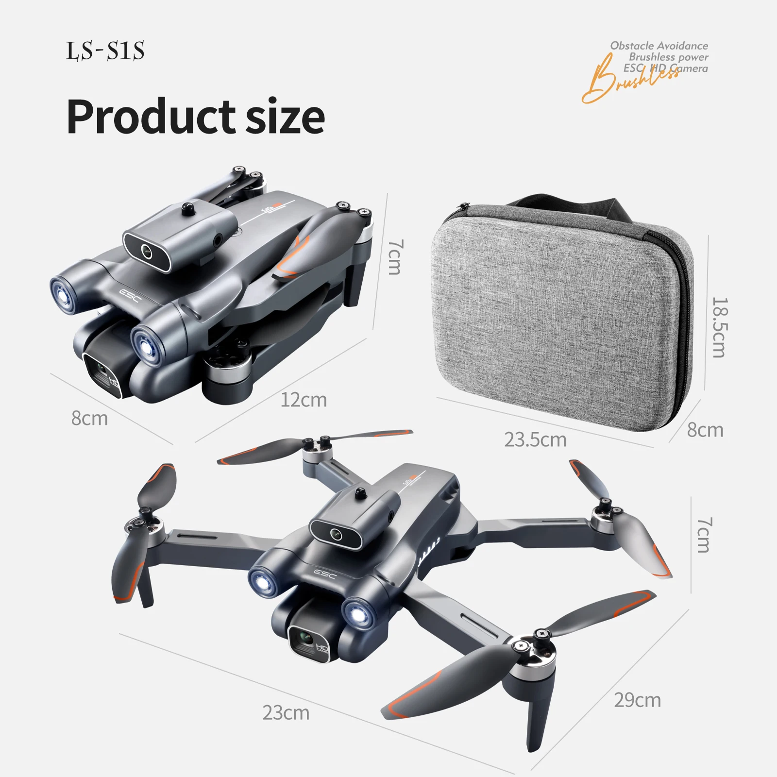 S1S GPS 5G WIFI Obstacle Avoidance Optical Flow Brushless Motor Profesional Drone 4K 6K RC drones with 4k camera and gps