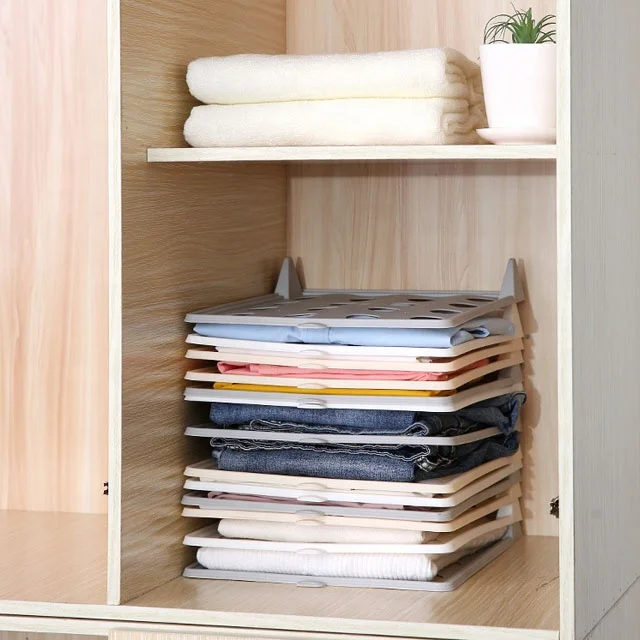 Folding clothes storage artifact lazy folding clothes board sweater folding clothes board t-shirt shirt finishing sleeping close