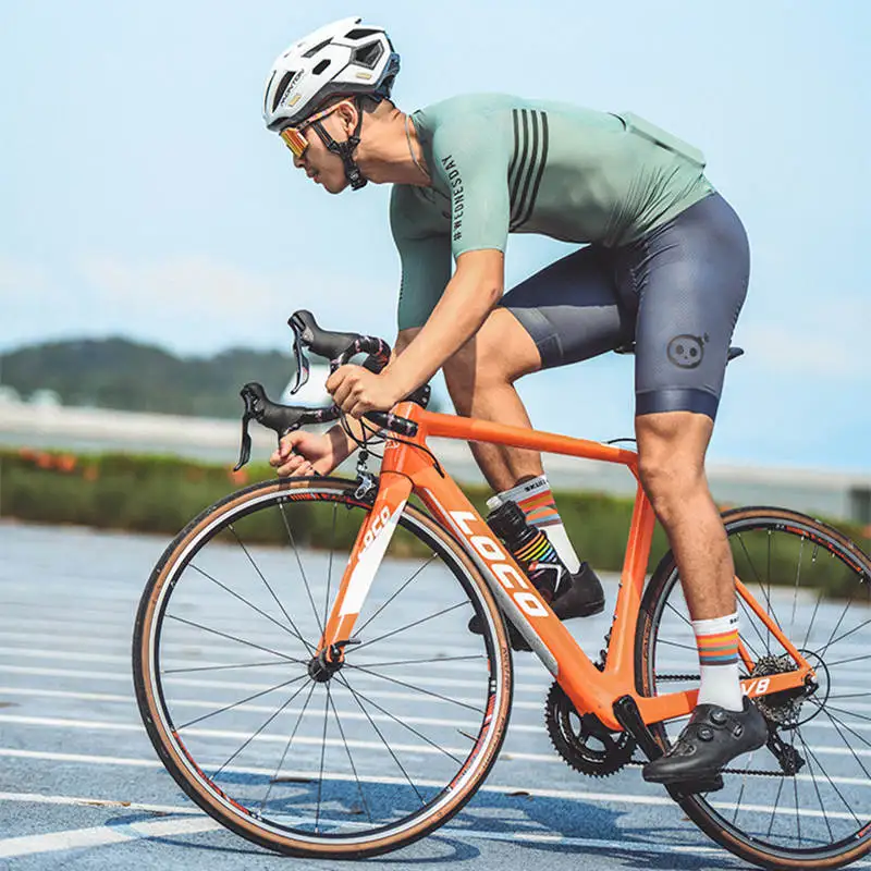 Monton Custom Multicolor Compression Lycra Chamois Padded Bicycle Bike Riding Mens Cycling Bib Shorts