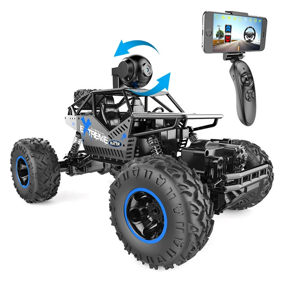 Good quality 2.4G remote control car with camera 4WD hight speed RC truck for Adult with high speed