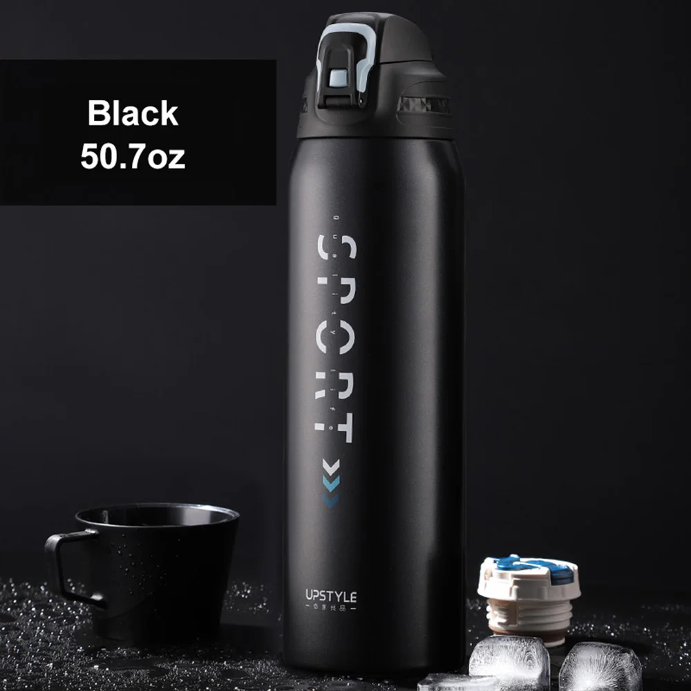 Wholesale Amazon Hot Sale Customized Stock Lot Eco High Quality Insulated Fitness Sports Vacuum Water Bottle Botella De Agua