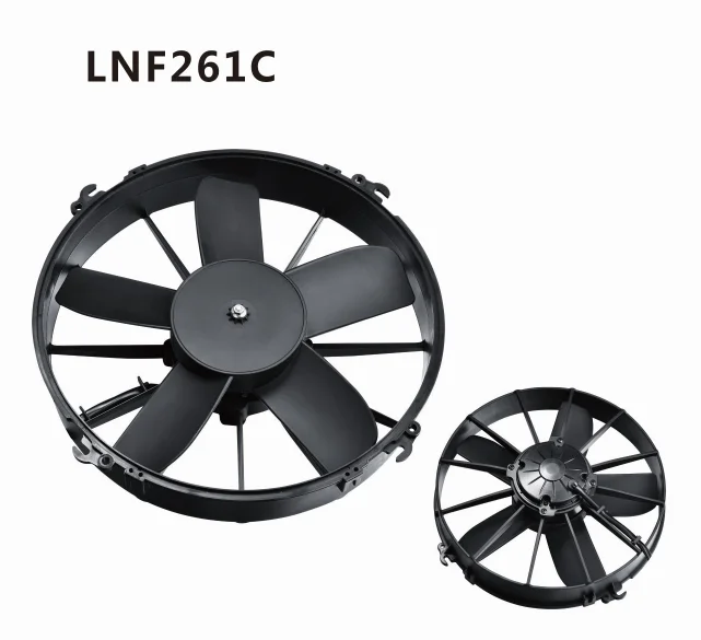 Linrui-LNF-261C 12V Air Cooled  Bus truck waterproof Condenser fan /cooling fan