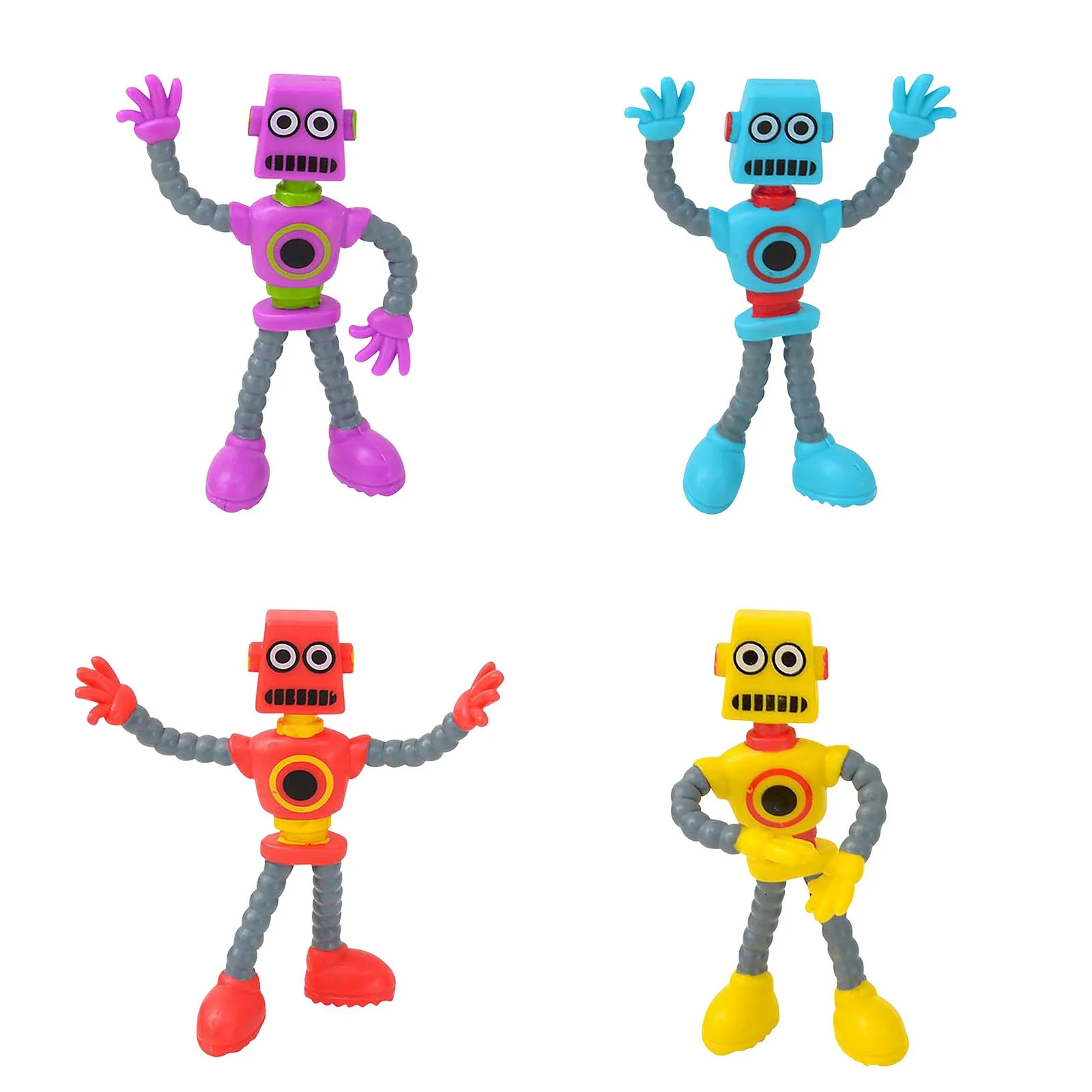 Figets Toys Creative Wire Robot Twisted TDeformed  Doll Fun Decompression Tricky Children Toy  Gift 2022