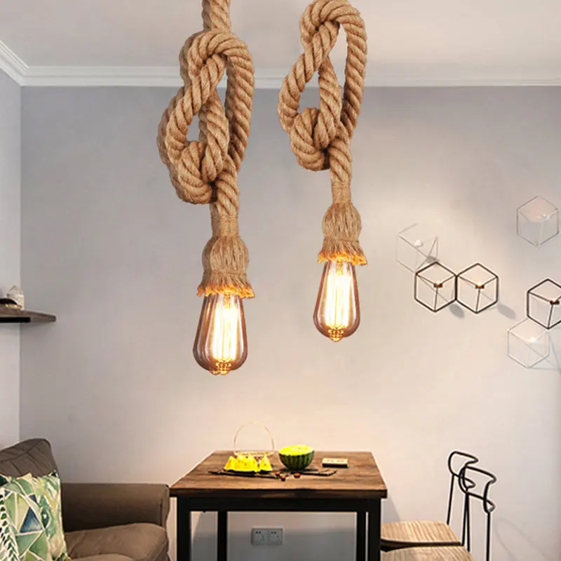 
Industrial Edison Bulb Pendant Hanging Lamp for Living Room Kitchen Dining Room Loft Hallway Retro Interior Decorating Luminary 