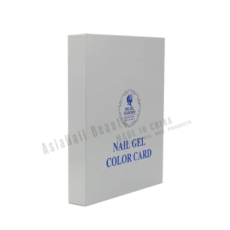 Asianail  120 color uv gel nail color chart book high-grade acrylic nail color display book
