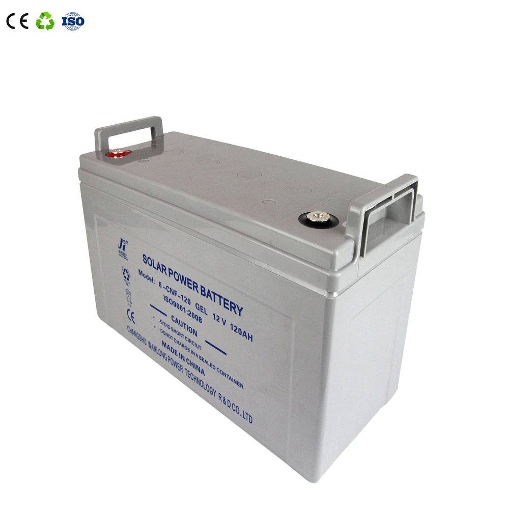 Wanlong Power lead carbon battery 12V 120ah deep cycle maintenance free type lead acid solar storage battery