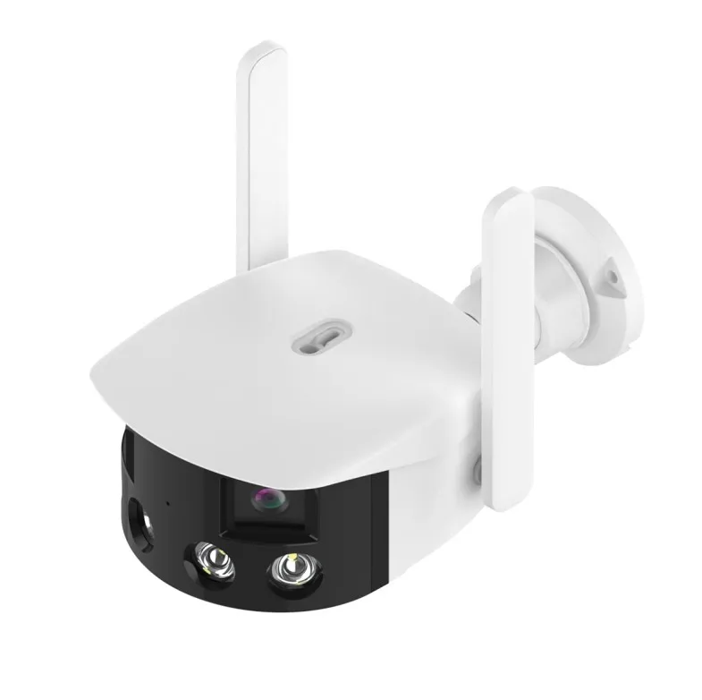 Full Color Night Vision 4MP Icsee Dual Lens Wireless Wifi Security Panoramic IP 2K Camera Outdoor