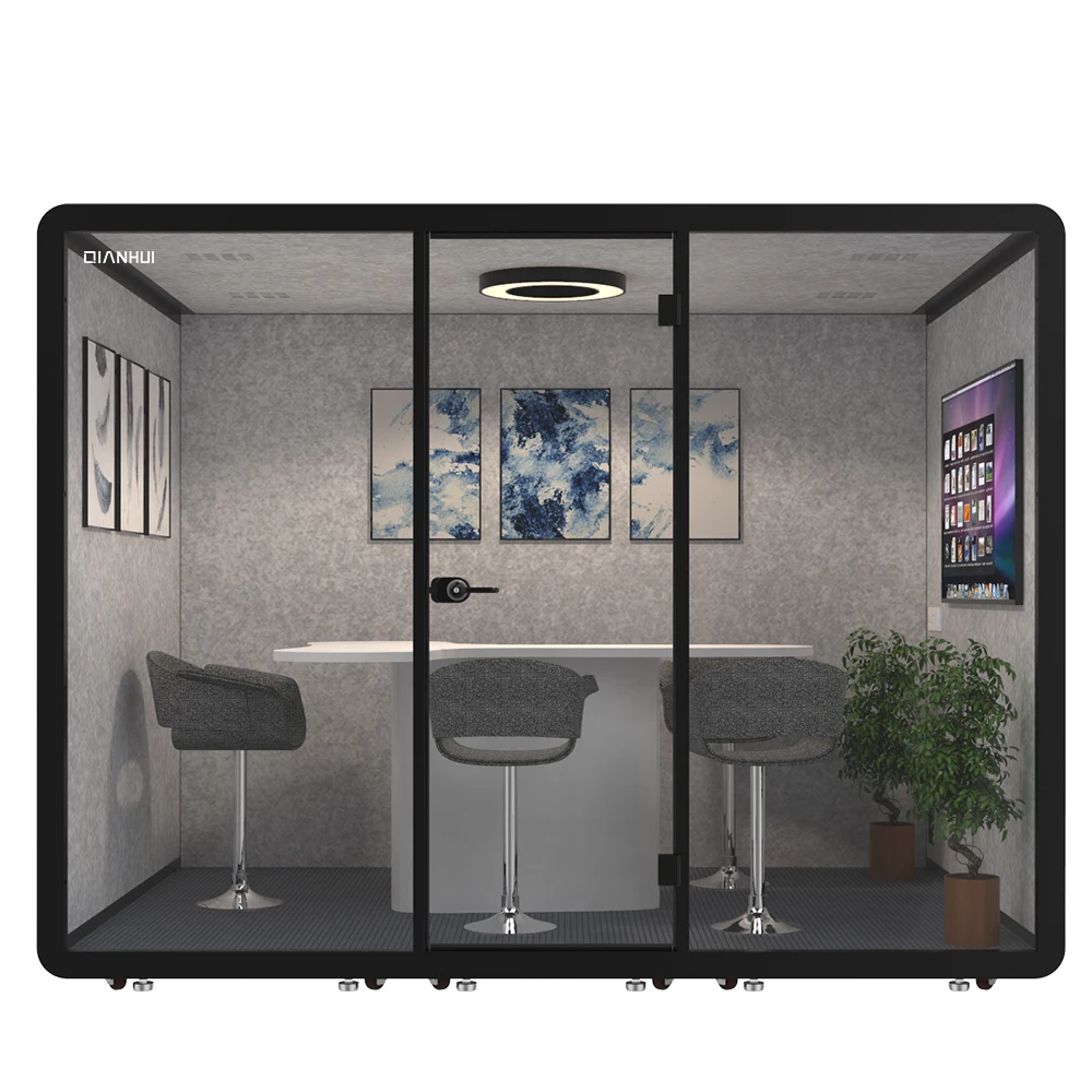 assemble soundproof booth  soundproof music room soundproof live studio acoustic vocal booth with power supply