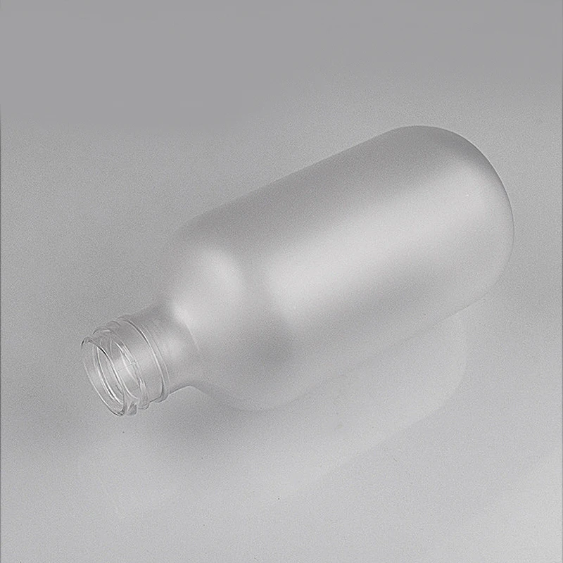 frosted plastic 300ml 500ml shampoo and conditioner wash hand lotion pump spray bottles with pump clear pet for shower gel