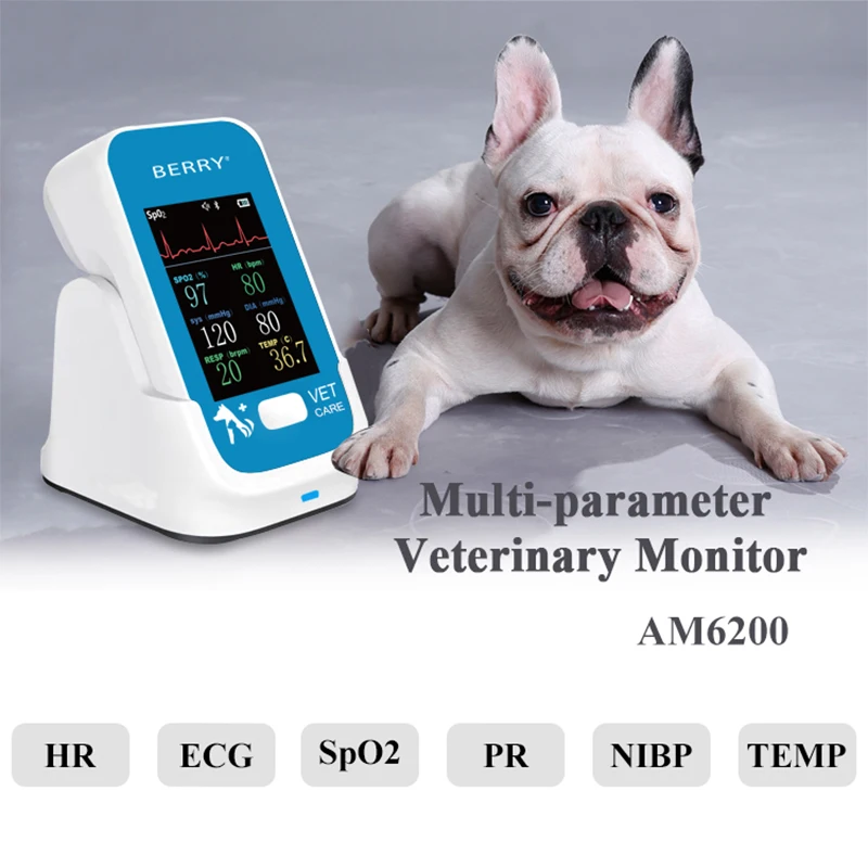 BERRY Am6200 Vet patient monitor for veterinary animal Patient monitor for dog Veterinary medical devices for dogs and cats
