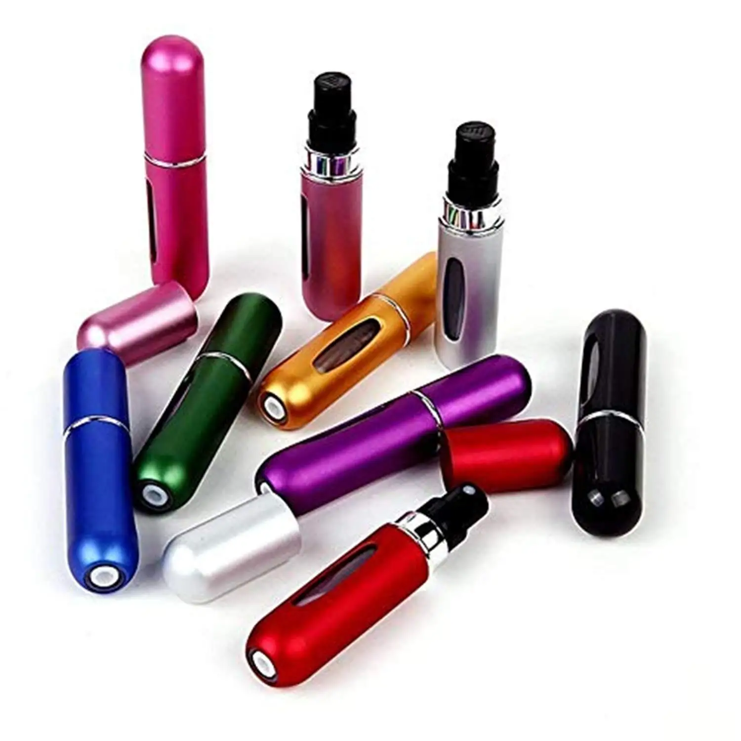 5ml 8ml Mini Perfume Atomizer Refillable Perfume Bottles Travel Sized Aluminum Perfume Atomizer Spray Bottle