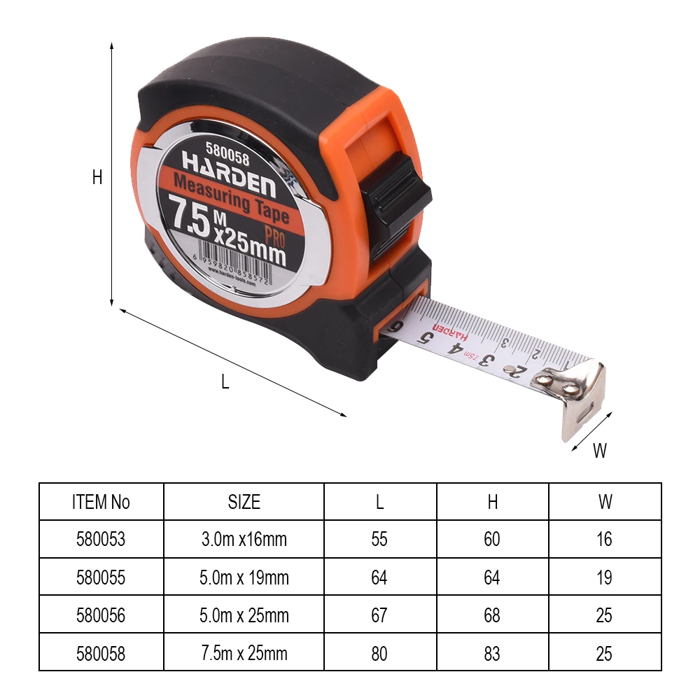Harden Hot Selling Metric Measuring Tape