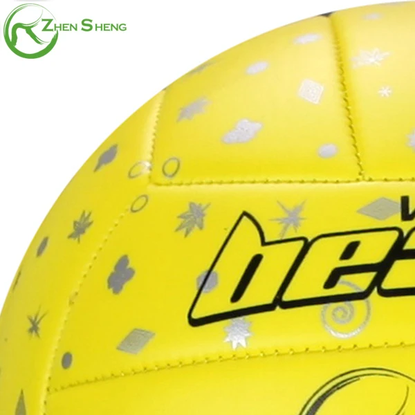 Zhensheng Promotional season sales exercise Colorful machine stitched Volleyball Ball Beach ball