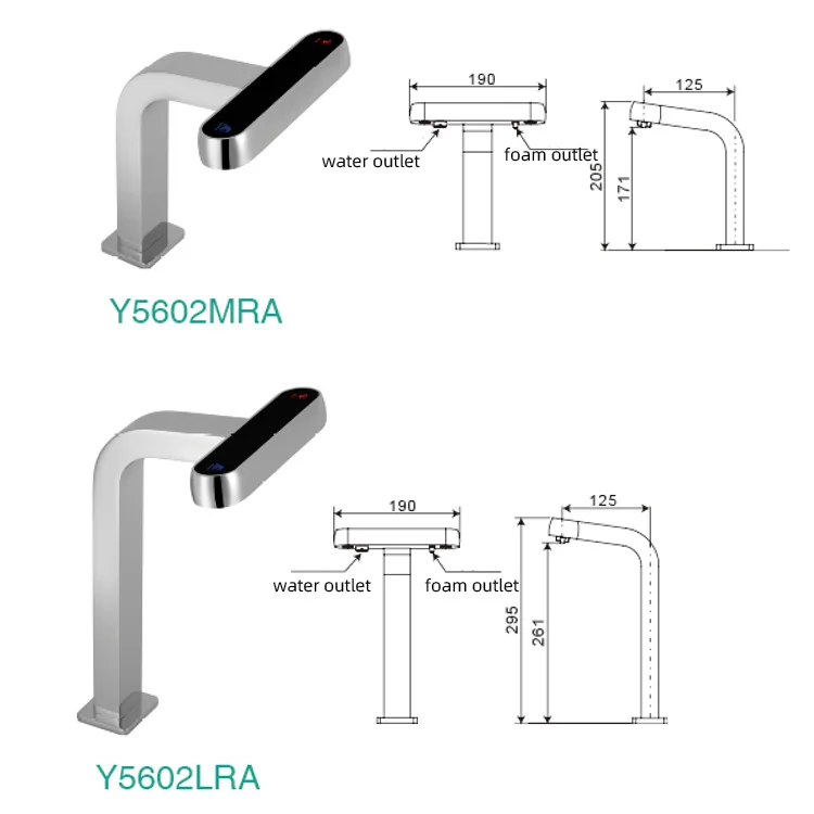 3 in 1 automatic sensor bathroom basin advanced technology electric faucet