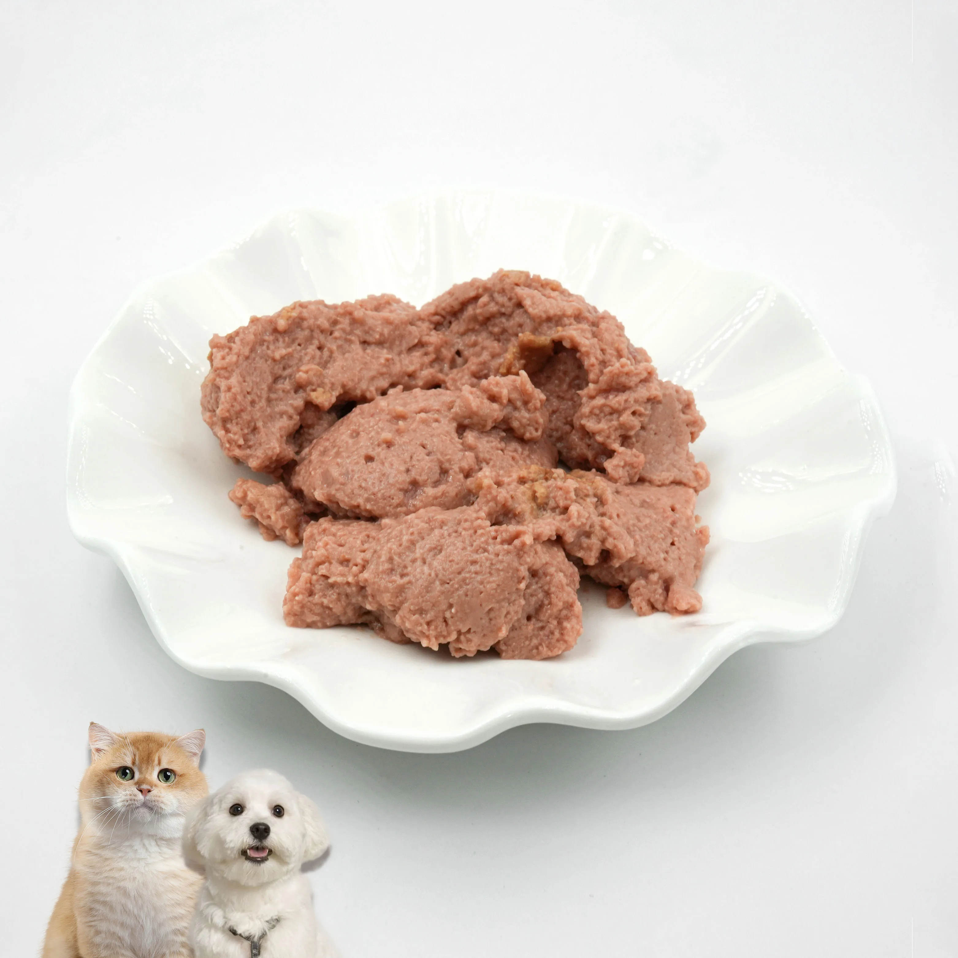 Хит продаж, качественная добавка, натуральный мясной рыбный мусс, Консервированный Корм для собак и кошек