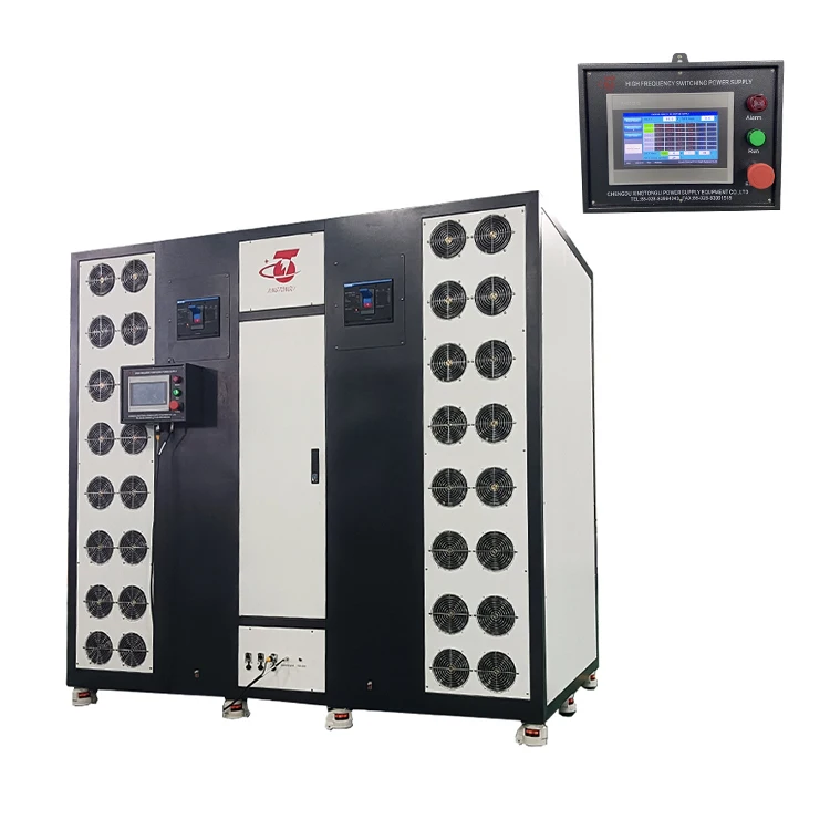 1000KW 480V Input Three Phase Programmable Rectifier for Hydrogen Production with PLC HMI RS485 Rectifier