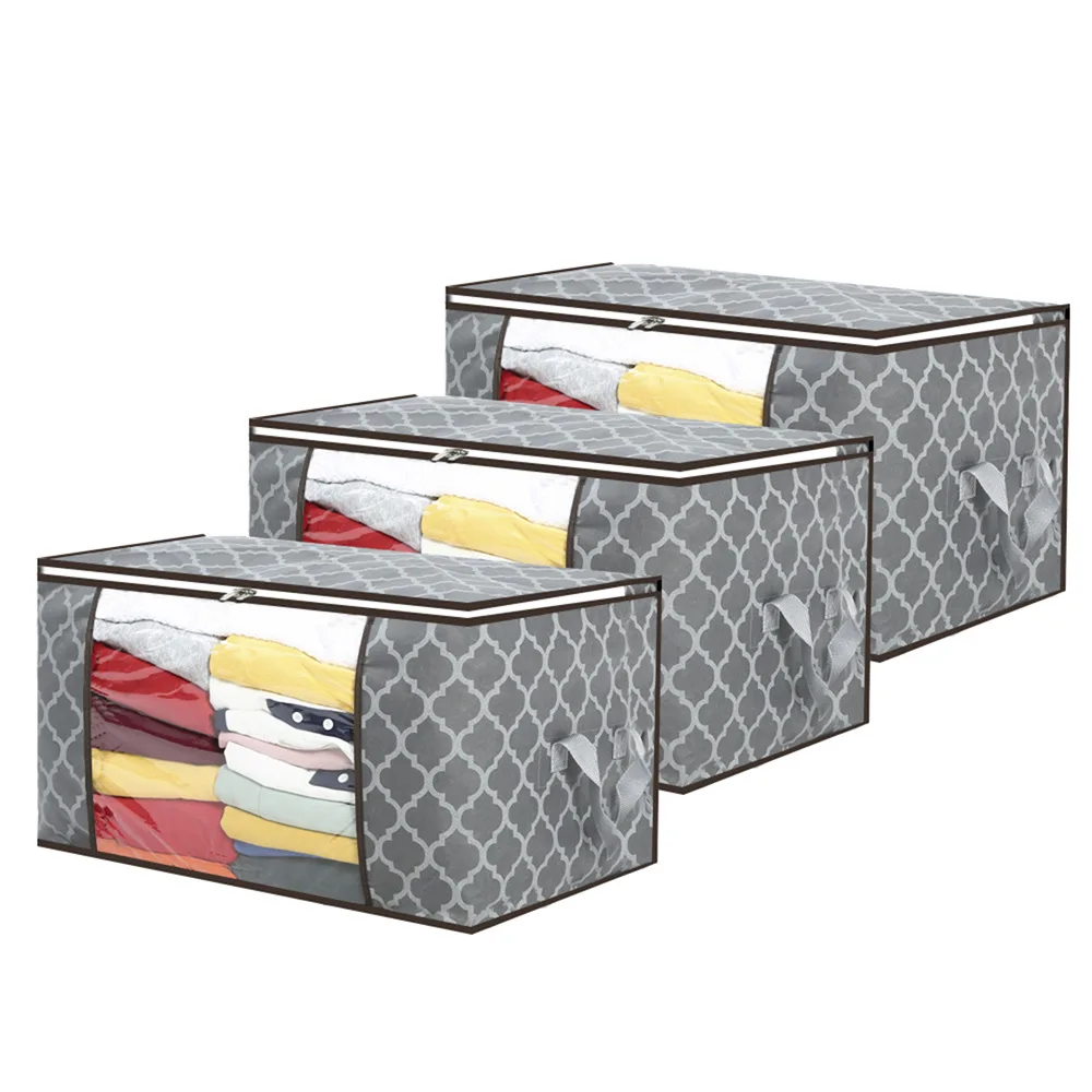 Closet Organizers Large Capacity Quilts Clothes Blankets Organizer Bags Stackable Storage household organization
