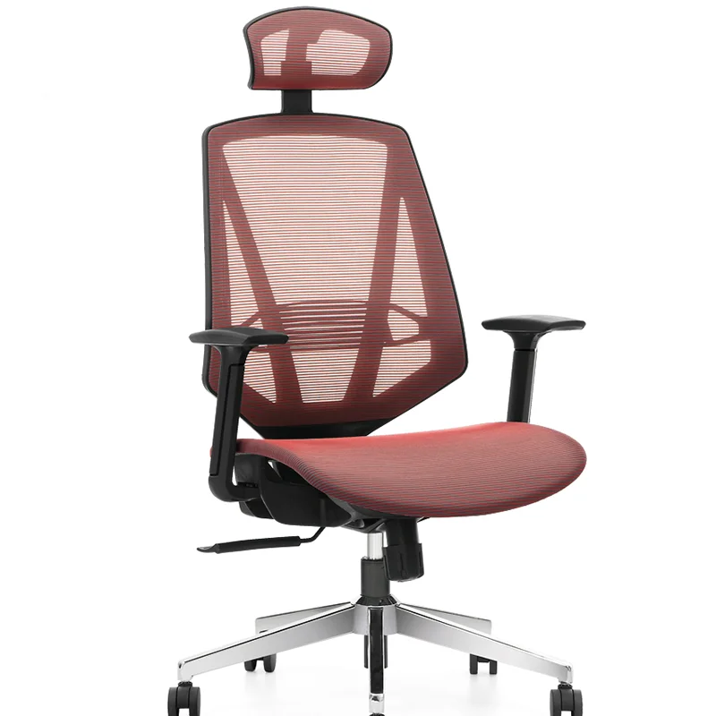 Wholesale Comfortable Computer Swivel Office Chair Ergonomic Adjustable Mesh Fabric Chair with Armrest