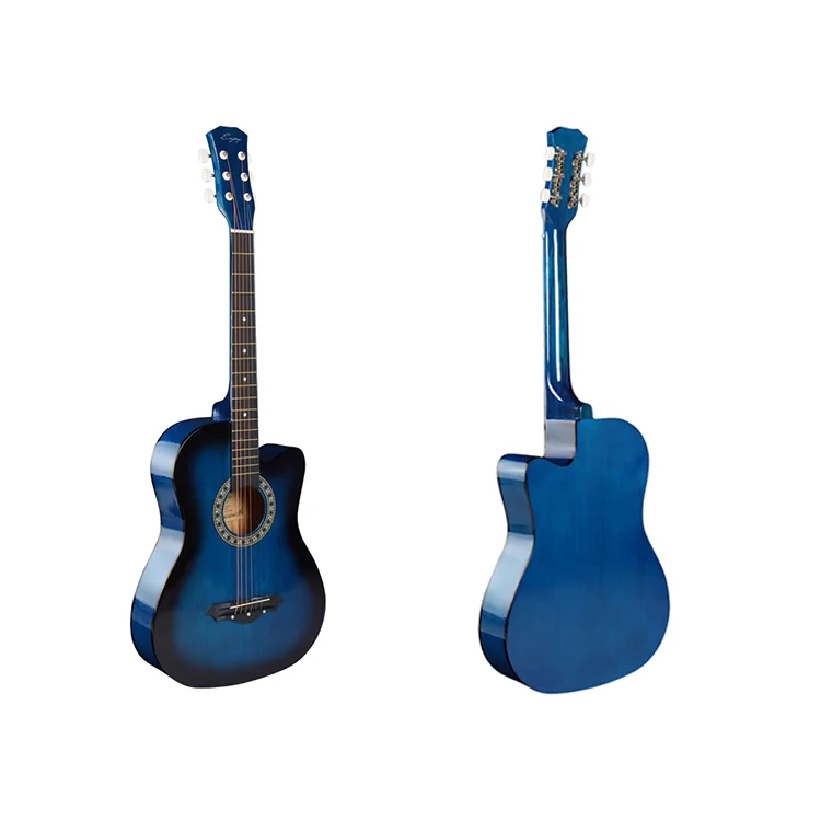 hot sale  colorful cheap guitar acoustic guitar 38inch