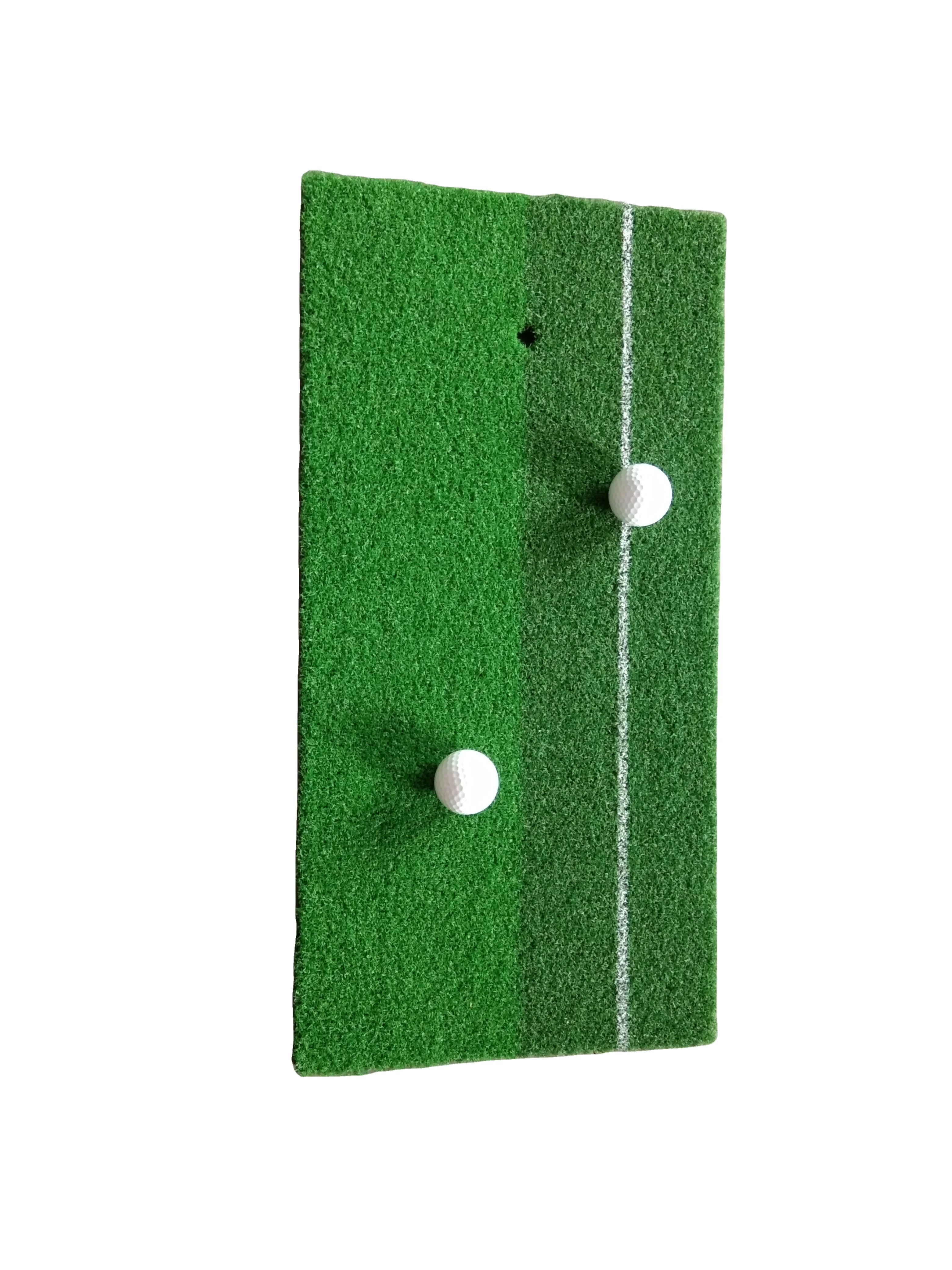 Hot Sales Practice Portable Indoor Outdoor Mini Wooden Practice Golf Putting Green with Ball Auto Return Putting Mat