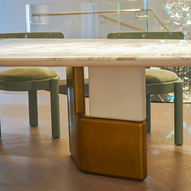 Modenfili Mesa De Comedor Jantar Tavolo Da Pranzo Esstisch Modern Luxury Marble Stylish Pattern Texture Dinning Dining Table