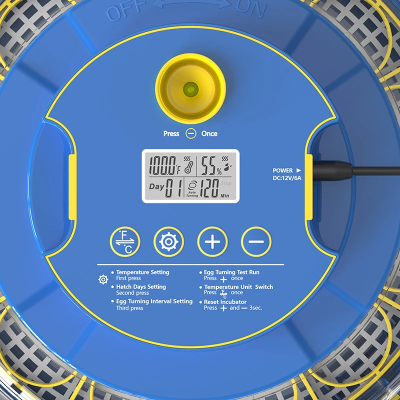 Новый тренд WONEGG 18 AC DC Автоматический инкубатор для яиц