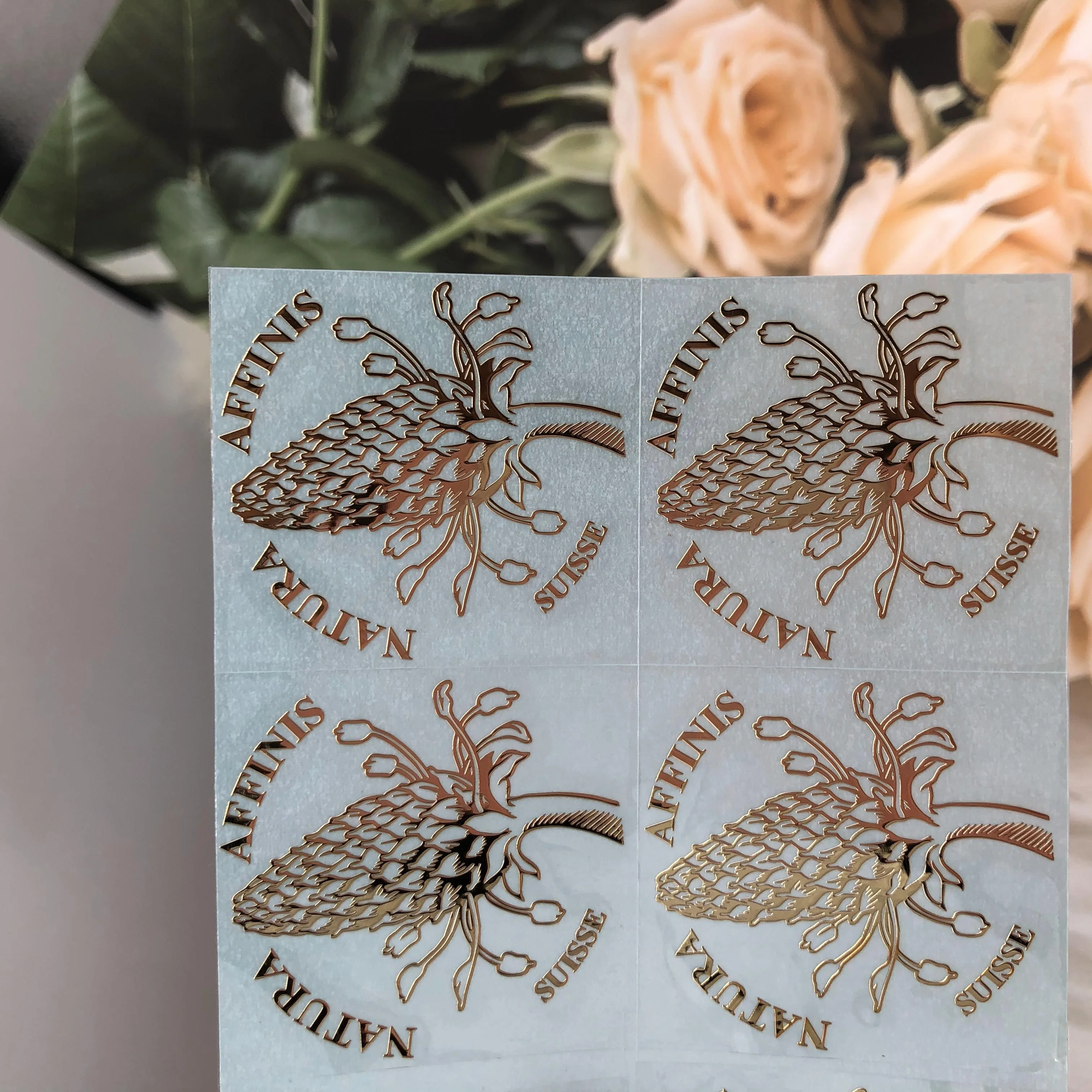 nickel sticker logo label cedar logo label thickness electroplated embossed metal electroformed nickel sticker