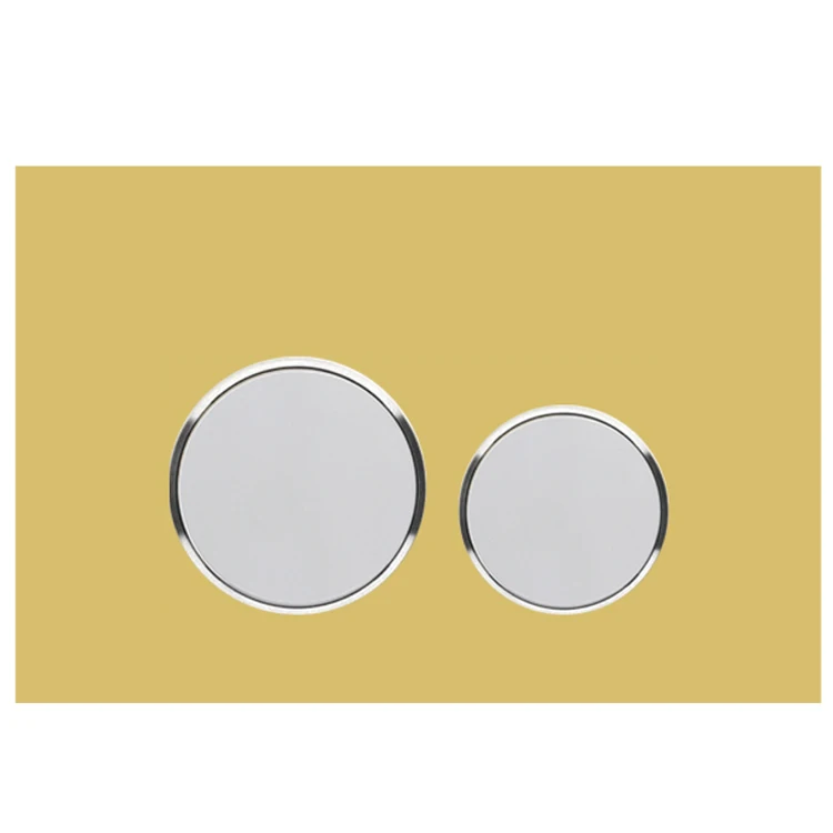 Glass dual flush plate for concealed cistern- fit for Geberitsigma concealed cistern