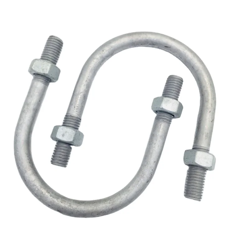 Wholesale u bolt bending machine manufacturer dip galvanized u bolt pipe clamp bracket