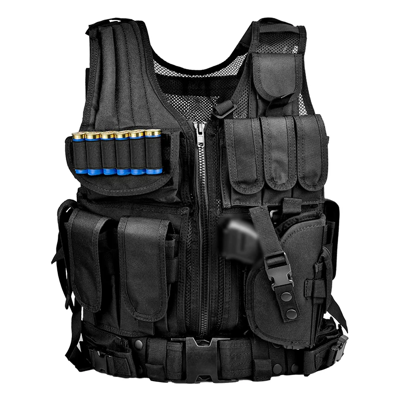 Tactical equipment lightweight vest tactical body vest black wear-resistant tactical vest