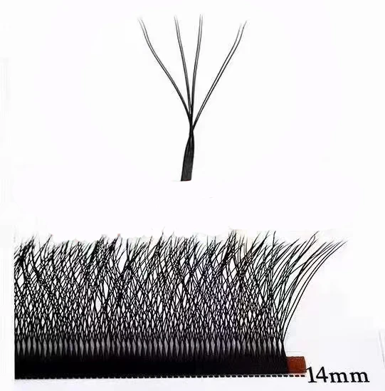 Тонкие острые базовые шипы для ресниц W YY Weave 4D готовые наращивания
