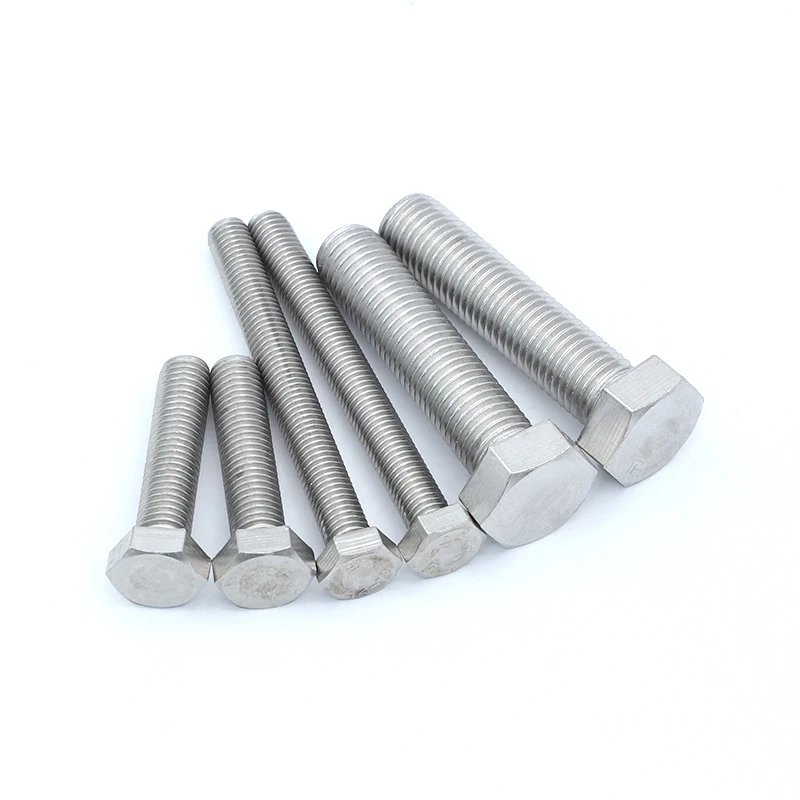 OEM custom and standard China construction bolts and nut SS304 SS316 316l SS410 Stainless steel Hex Head Bolt and Nut