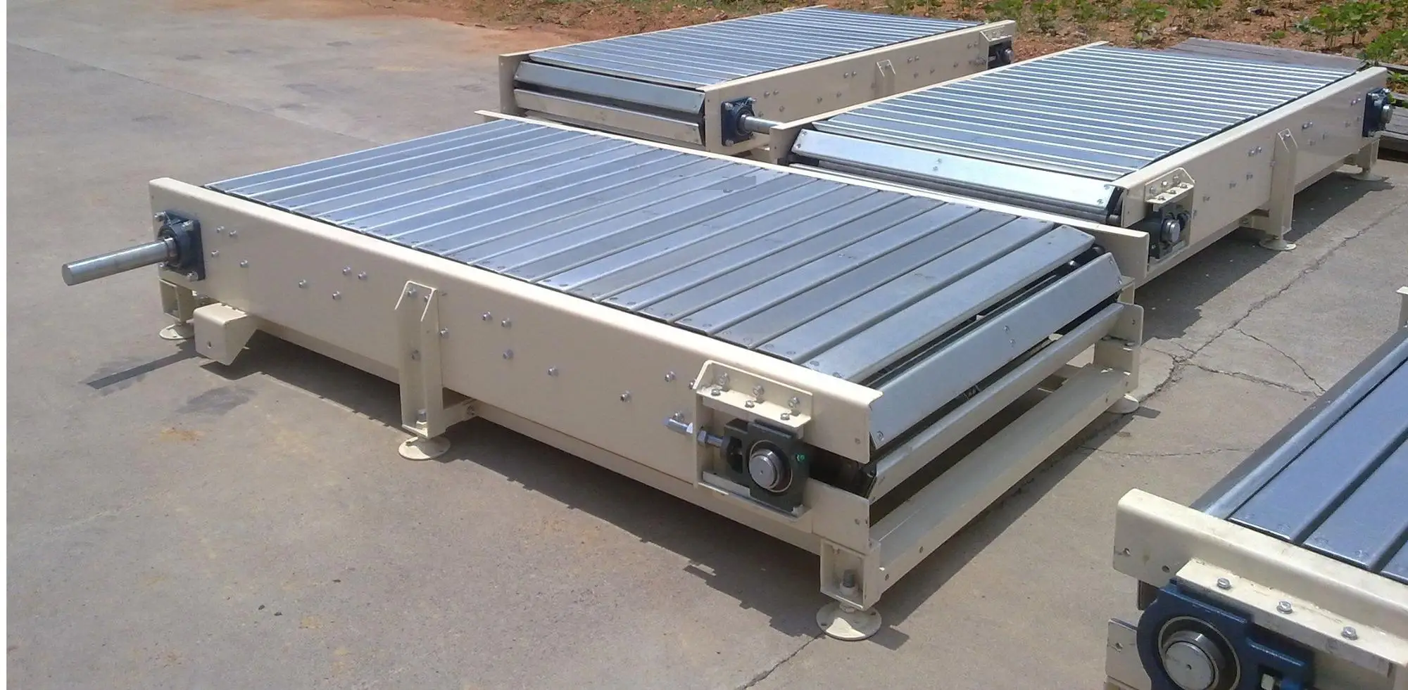 Pallet Roller Chain Plate turntable Truck Loading Conveyor