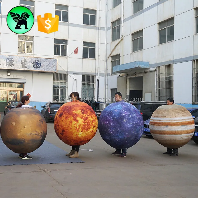 Nine Planets Costume Inflatable Customized Parade Event Inflatable Planet Costume A5512